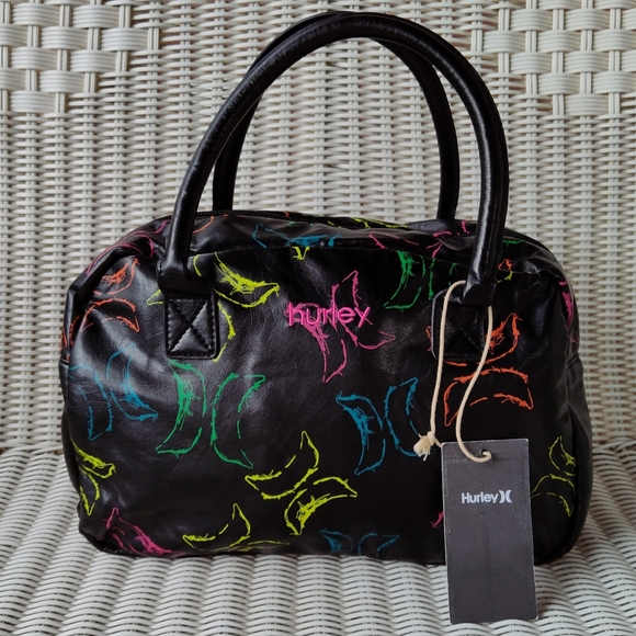 Hurley Black Multicolor Logo Bag - Picture 7 of 7